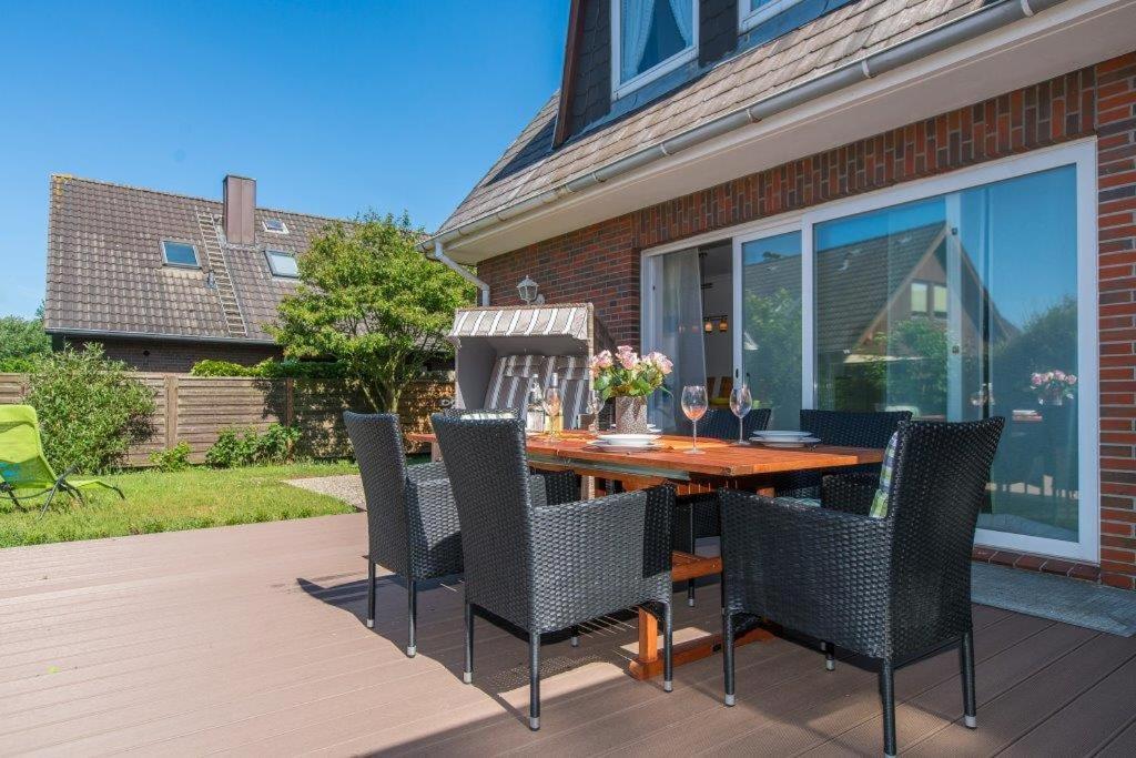 Ferienwohnung Blaue Huis Erdgeschoss Wenningstedt-Braderup Exterior photo